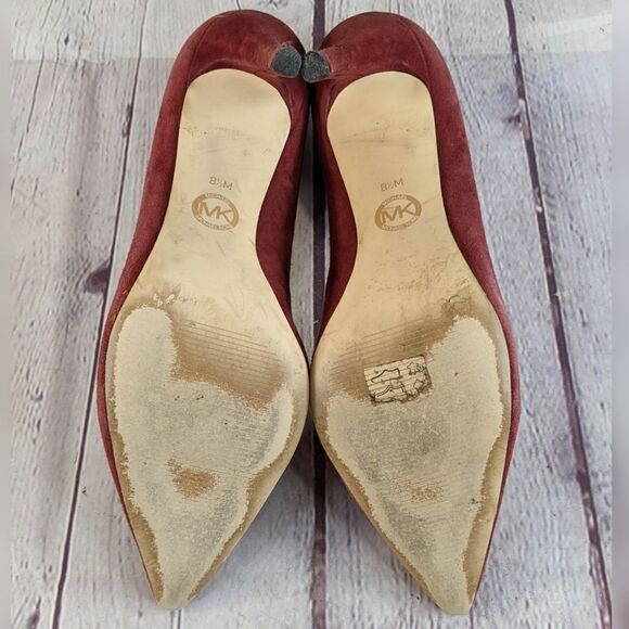 Michael Kors Vivienne Merlot Heels Pumps - Picture 7 of 10